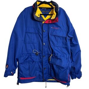 Vintage Tommy Hilfiger nylon sailing primary color jacket